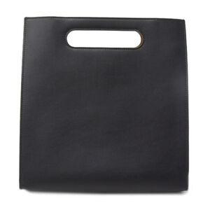 Gucci Bags Embossed Logo Handbag, Leather, Black